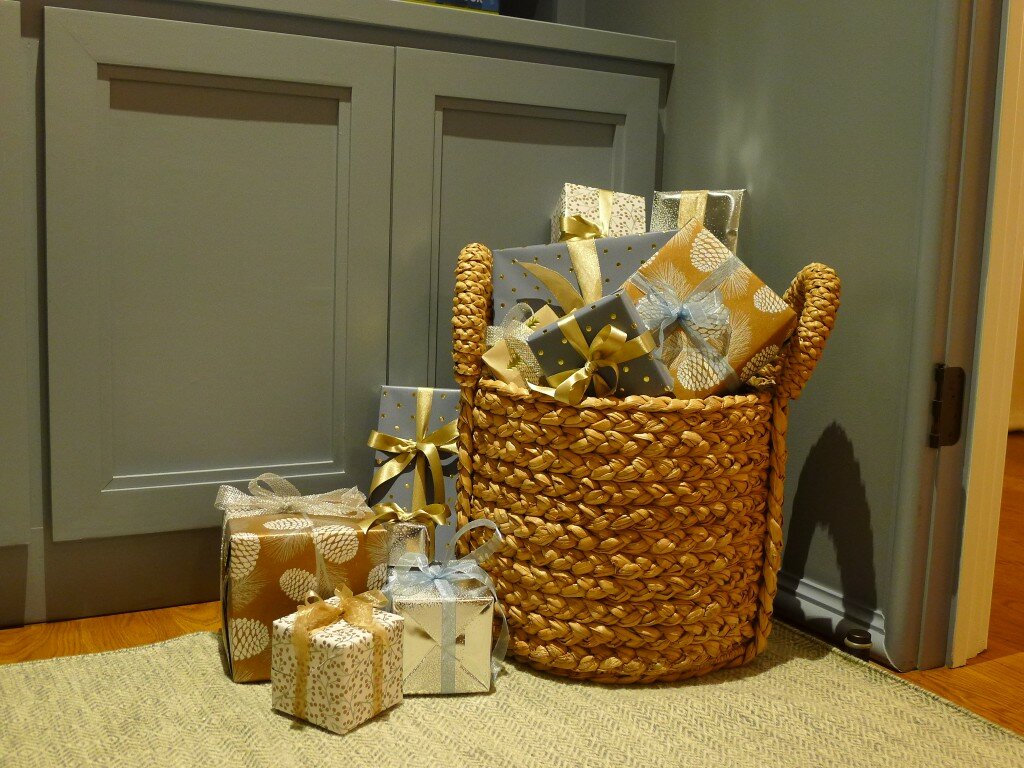 Home for the Holidays Basket of Packages